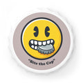 Bite the Cap smiley face Bottle Opener | Magnetic wall bottle opener