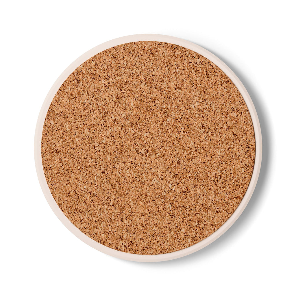 Elemental Ceramic Coaster — Nature-Inspired Wind, Fire, Water & Earth Design
