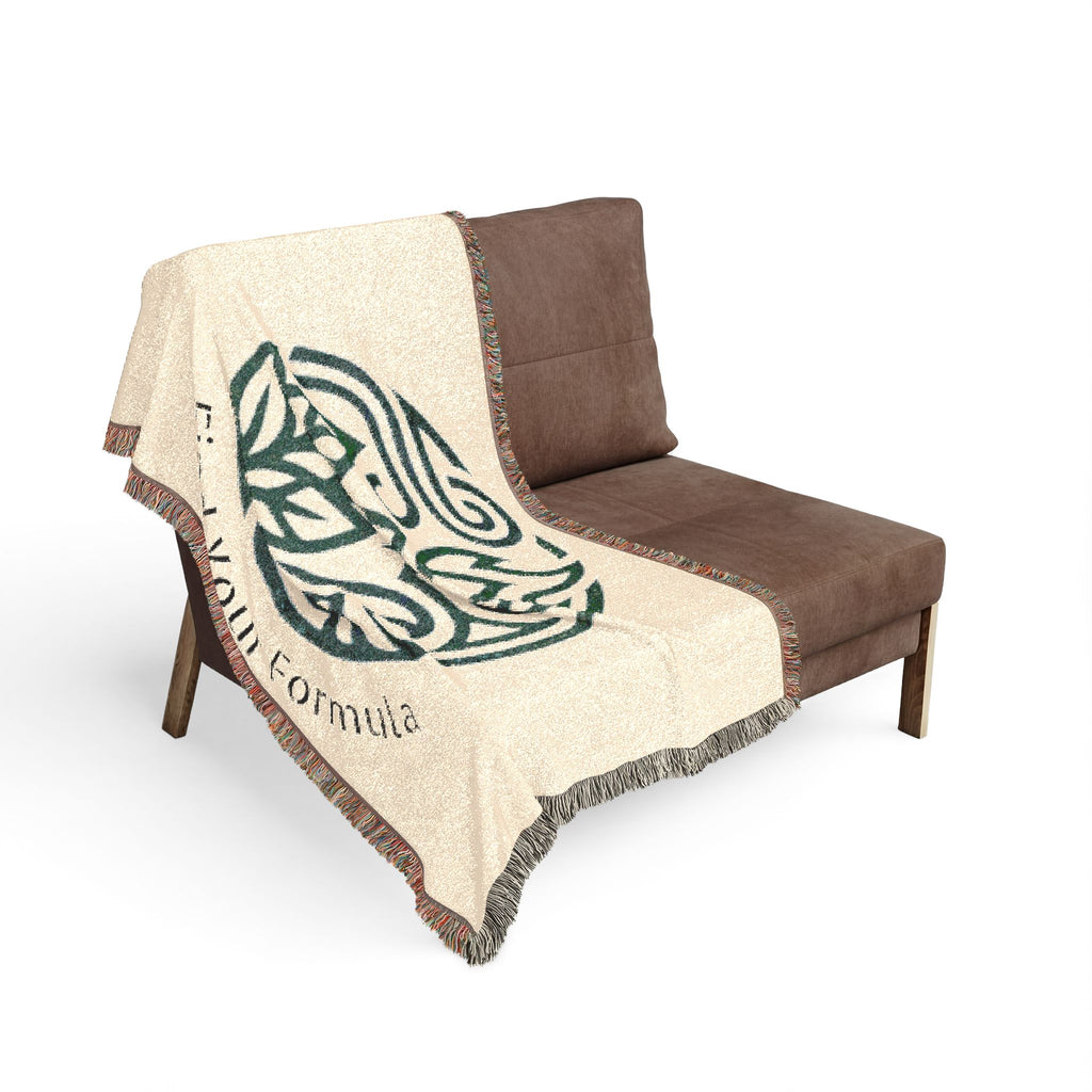 Woven Blanket — 'Find Your Formula' Botanical Element Throw