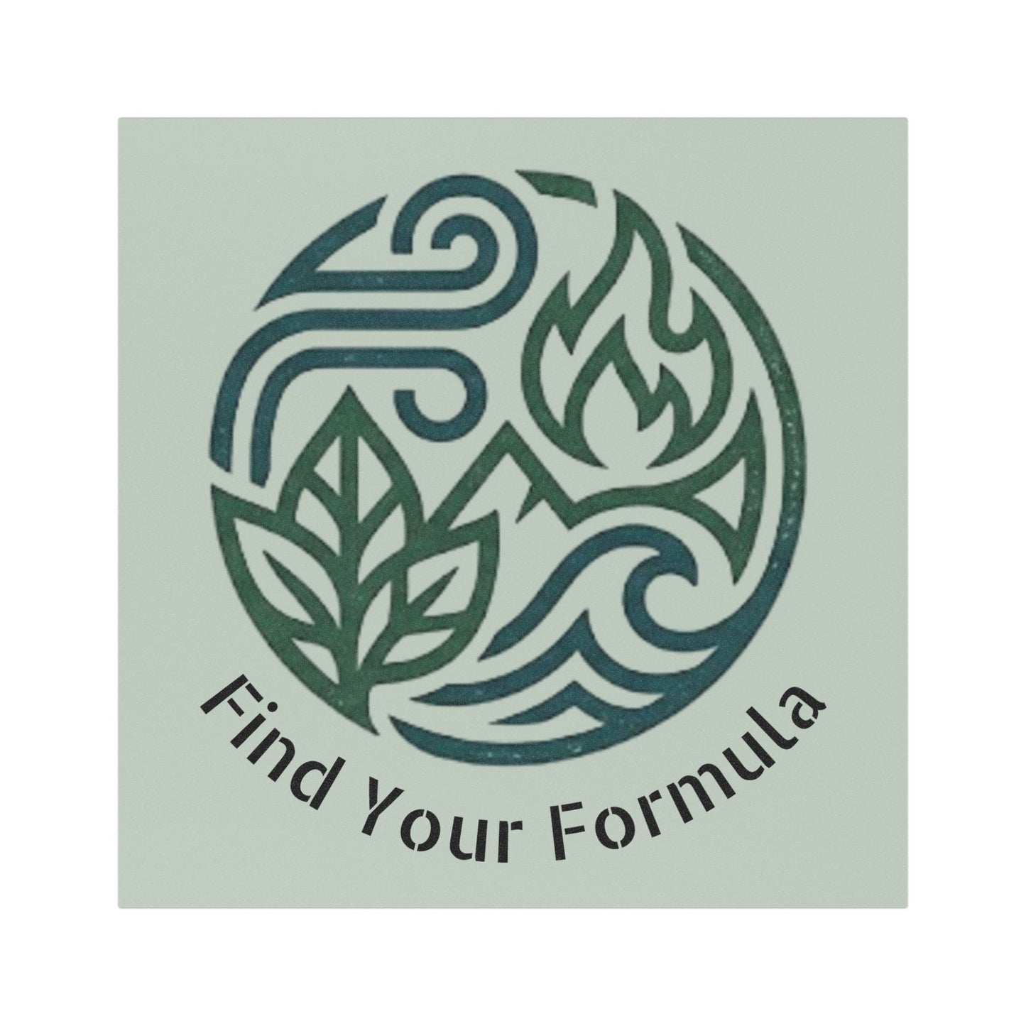 Find Your Formula Car Magnet — Nature Elements Graphic