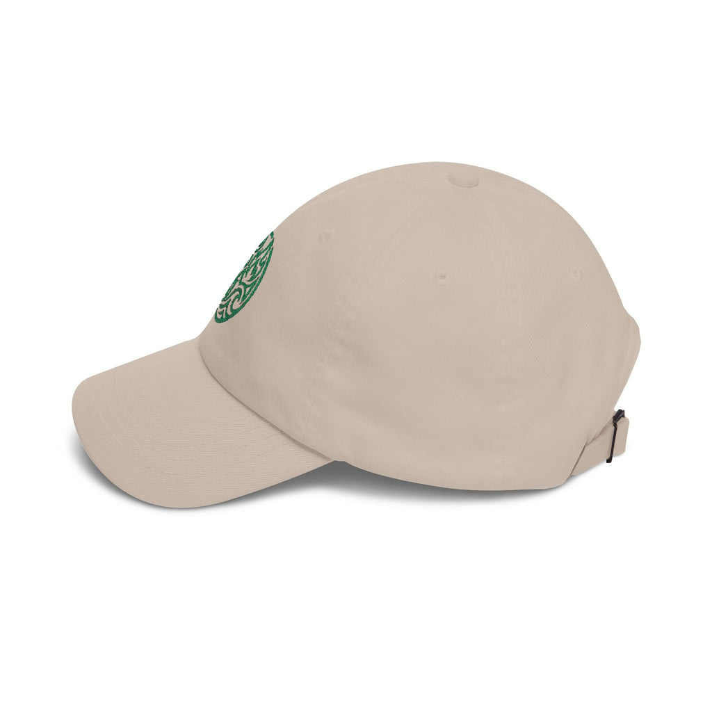Dad Cap — Green Eco Earth Embroidered Logo