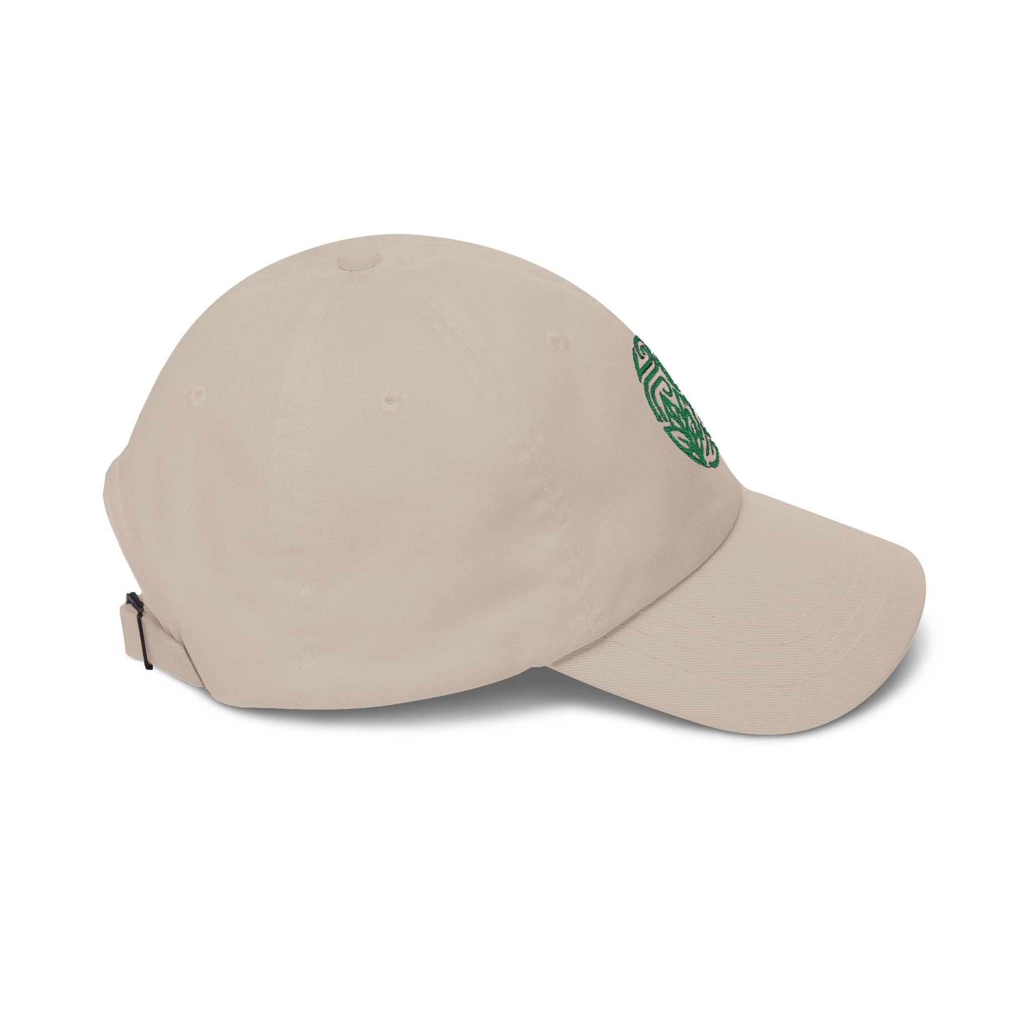Dad Cap — Green Eco Earth Embroidered Logo