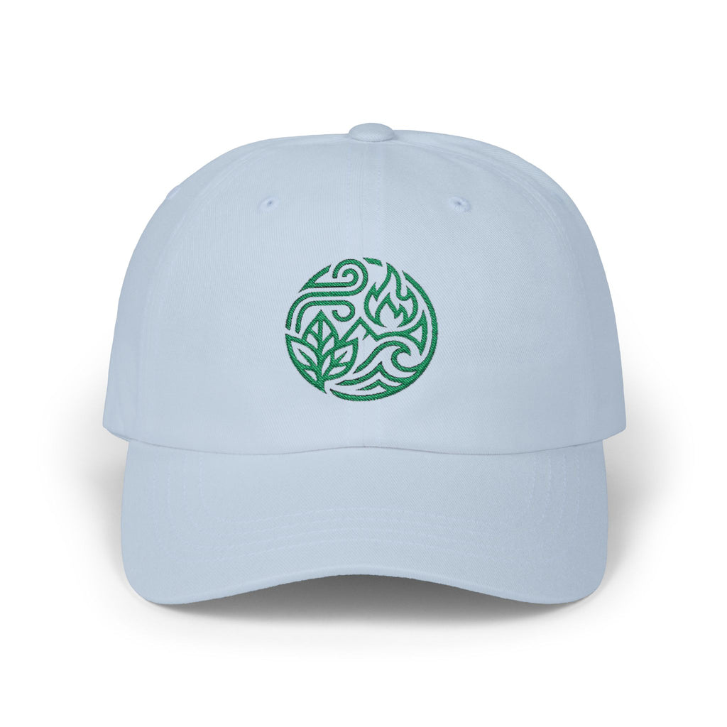 Dad Cap — Green Eco Earth Embroidered Logo