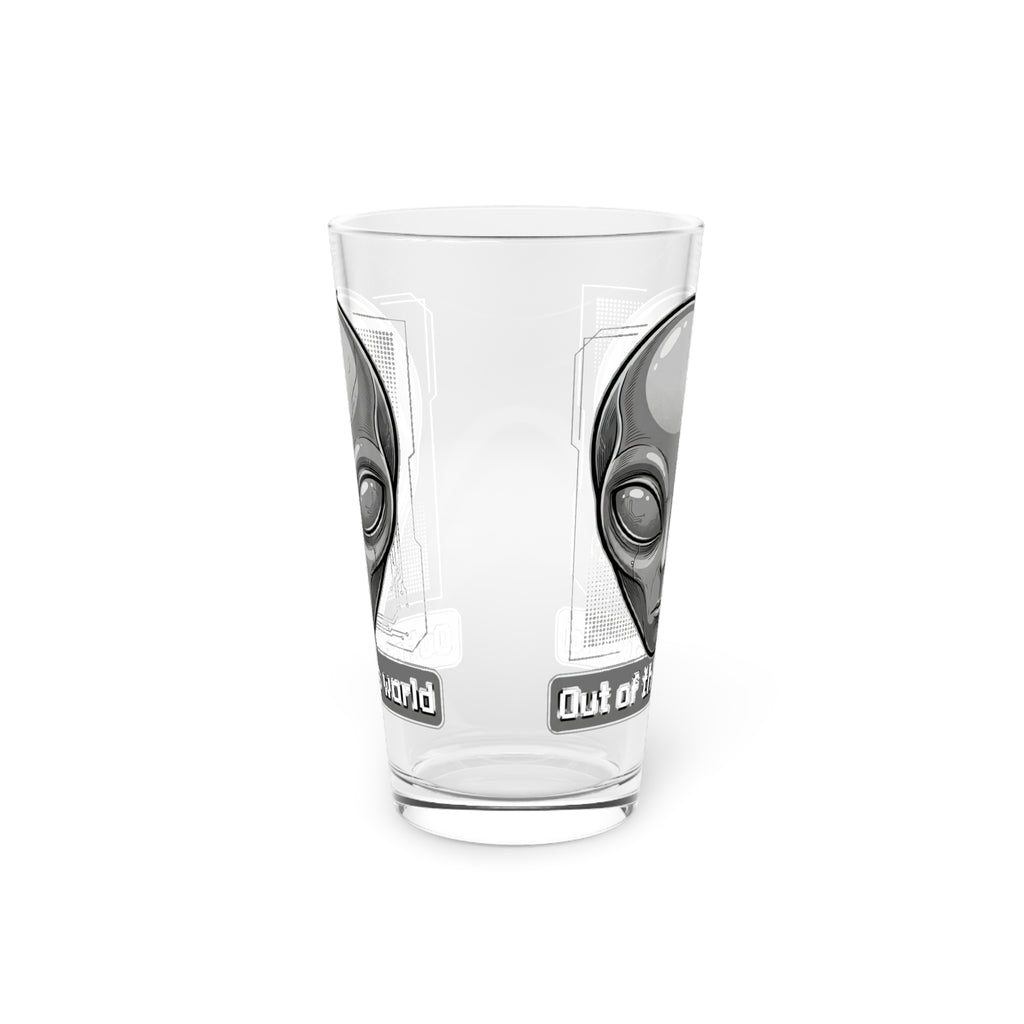 Alien Head Pint Glass (16 oz) — "Out of This World" Sci‑Fi Beer Glass