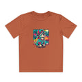 Youth Street Cool Tee — Retro Skate Dog Graphic Kids T‑Shirt