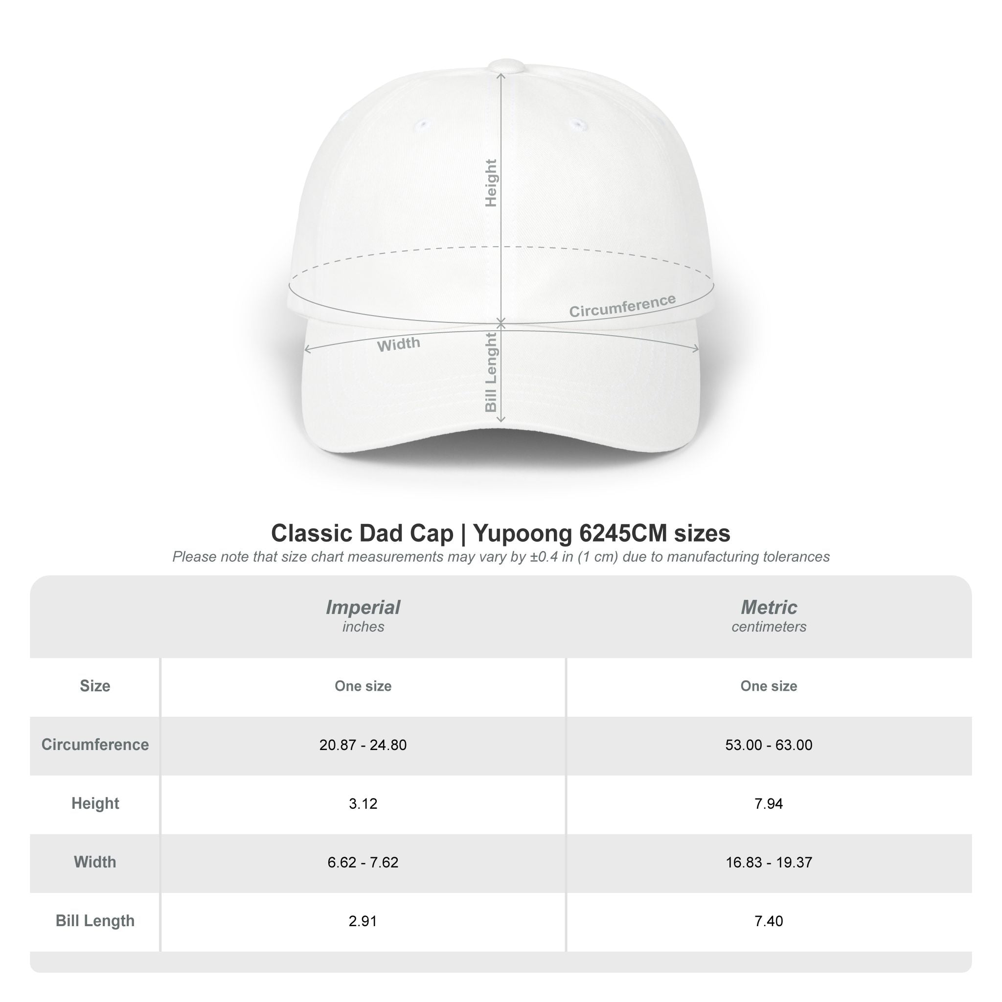 Dad Cap — Green Eco Earth Embroidered Logo