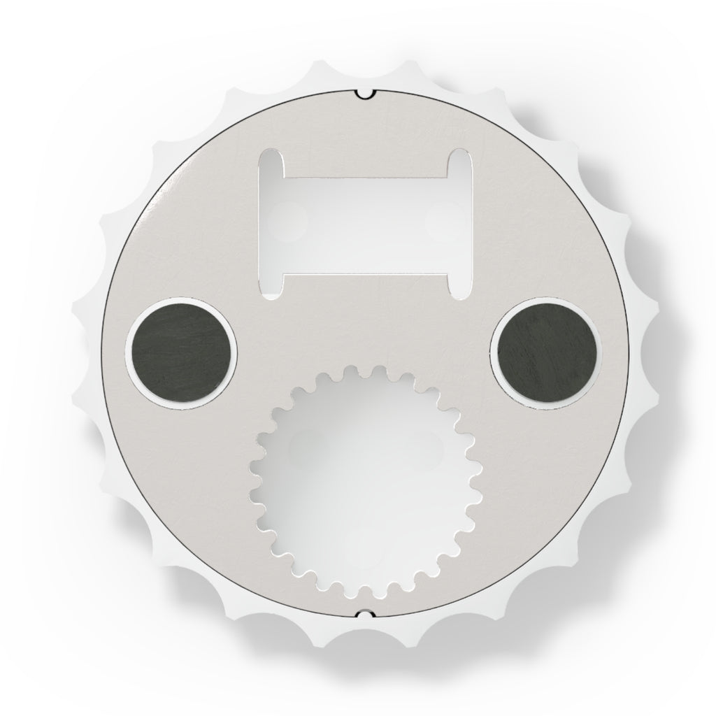 Bite the Cap smiley face Bottle Opener | Magnetic wall bottle opener