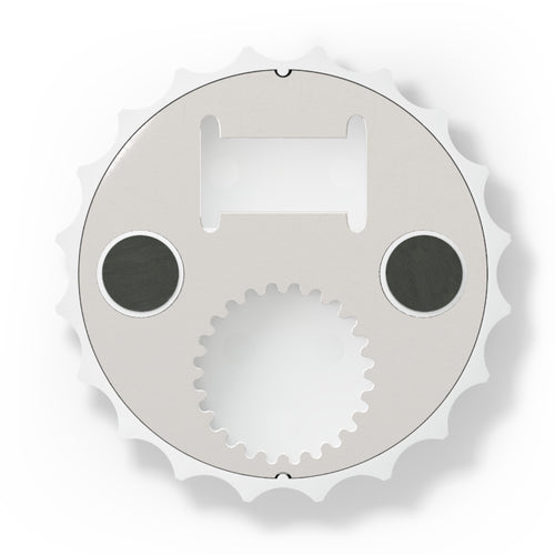 Bite the Cap smiley face Bottle Opener | Magnetic wall bottle opener