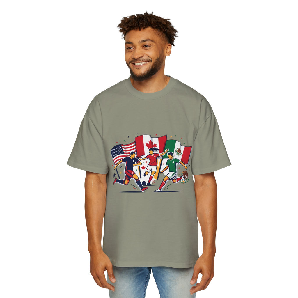 International Soccer Flags T-Shirt — USA Canada Mexico Football Fans